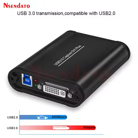 1080p 60FPS SDI HDMI DVI VGA YPbPr CVBS USB3.0 Video Game Capture Grabber Card Box Without Driver Fo