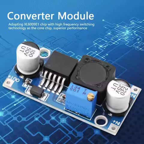 Boost Voltage Converter Module DC‑DC Converter Module XL6009E1 DC‑DC Adjustable Step Up Power Boost