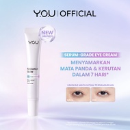YOU Radiance Glow Advanced Eye Serum Eye Cream Mencerahkan Mata Panda dengan Sakura Extract Niacinam