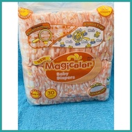◜ ∵ ⇧ MAGIC COLOR DIAPER X30 pcs