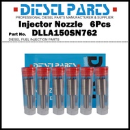 6Pcs Diesel Fuel Injector Nozzle Tips 105015-7620 236401720A DLLA150SN762 for HINO 700 Profia F17E F