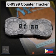 0-9999 Counter Tracker | Compact Life Counter for MTG Pokemon & Games