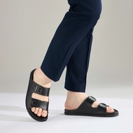 Dép Nam MWC 7922 - Dép Nam 2 Quai Ngang Đính Khoá Vuông Trời Trang Lịch Lãm