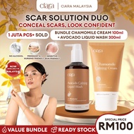 Ciara Avocado Calming Liquid Wash X Chamomile Calming Cream Penghilang Bekas Luka Bekas Luka Krim Pe