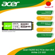 ACER FA200 M.2 PCIE Gen4x4 SSD (500GB/1TB/2TB/4TB)