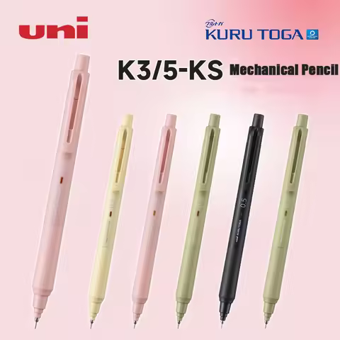 Japanese Uni Mechanical Pencil,KURU TOGA Black Technology Self-Rotating lapiseira profissional Writi