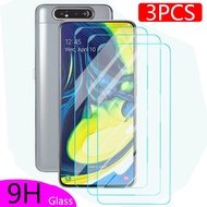 SMT🧼CM 3 pcs 9H Protective Glass for Samsung Galaxy A80 A90 A9s A9 Pro 2019 A 80 90 A8 Plus A9 2018 Screen Protector on