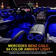 [Ready Stock] Suitable for Mercedes-Benz C-Class Ambient Light GLC/W206/W254/C200/C260/C300 Turbo Ai
