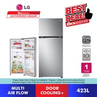 LG Inverter Fridge 423L GN-B392PLGK Top Freezer Refrigerator in Platinum Silver Finish