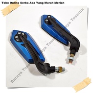Rearview Mirror Alevo Blue Play 360 Degree Honda Beat Vario Scoopy Etc. Motorcycle Accessories Glass SEPION