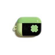 half clover hard AirPods Case (green)