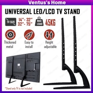 Adjustable 14-72Inch TV Stand Universal Freely Hard Metal Endirian TV Boleh Laras Tv Bracket Pendiri