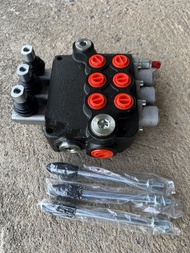 คอนโทรลวาล์ว คอนโทรลไฮดรอลิค คอนโทรลใบมีด ขนาด 3แกน 80L คอนโทรลรถไถ รุ่น P-80