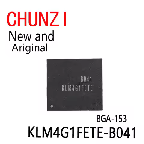 1pcs EMMC 4GB memory chip IC BGA-153 package KLM4G1FETE-B041