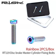 RISK Titanium Bicycle Disc Brake Cylinder Bolts