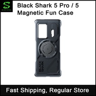 Original Case For Black Shark 5 Pro Back Cover Glass Film Screen Protector For Xiaomi BlackShark 5 5 RS 5G Gaming Phone Cases Silicone Soft TPU Shockproof Bumper