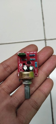 Kit Pre Amp Mic 1 Transistor plus potensio