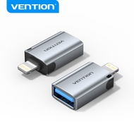 Vention Type C OTG USB 3.0 Adapter Keychain Lanyard Nickel-plated 3A USB C Converter for Laptop Cell