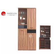 NIRONA TALL SHOE CABINET WITH STOAGE (FREE DELIVERY AND INSTALLATION)