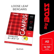 LOOSE LEAF BIGBOSS CAMPUS A5 50 SHEETS