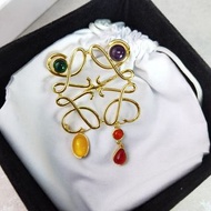 Loewe 鋯石胸針、別針