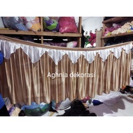 Custom table decoration, blackout/, table decoration, height 75cm x 250cm