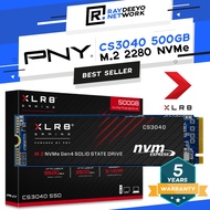 PNY XLR8 CS3040 (500GB/1TB/2TB) M.2 2280 NVMe PCIe Gen 4x4 SSD [Sequential Read/Write speeds up to 5