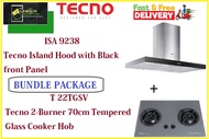 TECNO HOOD AND HOB BUNDLE PACKAGE FOR (ISA9238 &amp; T 22TGSV) / FREE EXPRESS DLIVERY