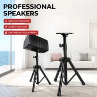 PA Speaker Stand Adjustable Height DJ Tripod Stand with Mounting Bracket Universal Tripod