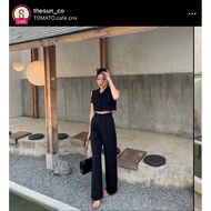 [Forward] Black Long Pants Thesun_co "S" Waist 25-26