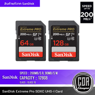 SANDISK EXTREME PRO SDXC UHS-I CARD  64 / 128GB สินค้าแท้ประกัน Synnex