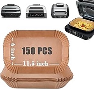 GOAUS Parchment Paper Liners for Air Fryer, Rectangle Aifryer Liners Disposable Accessories Fit Ninj