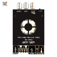 Ziqqucu แผงโมดูลบอร์ดสำหรับเครื่องขยายเสียงสัญญาณเสียง BT 160WX2 TDA7498E ZK-1602T ลาดชันปรับเสียงเบ