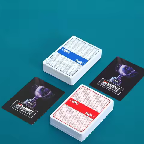 Texas Hold'em Poker Plastic Competition Special Card PVC Large Character Waterproof Anti-Folding Scr