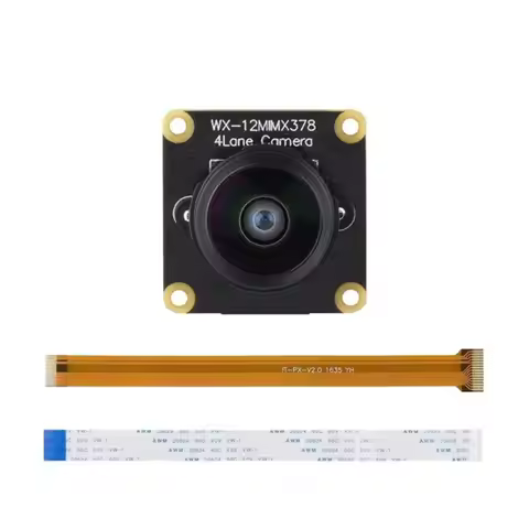 IMX378-190 190 Degree Fisheye FOV 12.3MP Camera Ultra Wide Angle Lens Module For Raspberry Pi 5 Zero