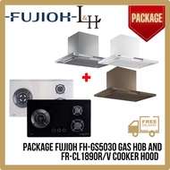 [BUNDLE] FUJIOH FH-GS5030 Gas Hob 88cm And FR-CL1890R/V Chimmey Cooker Hood 90cm