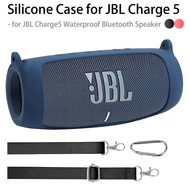 Silicone Travel Case Replacement for JBL Charge 5 Waterproof Bluetooth Speaker,Travel Carrying Case 