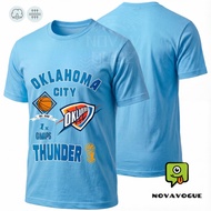 Oklahoma City Thunder Basketball | Ready Stock | Baju T Shirt Lelaki Men | Pure Cotton | Premium | T