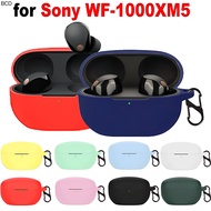 Soft Silicone Protective Case For SONY WF-1000XM5 Earphone Cover Protector With Hook Charging Box Co