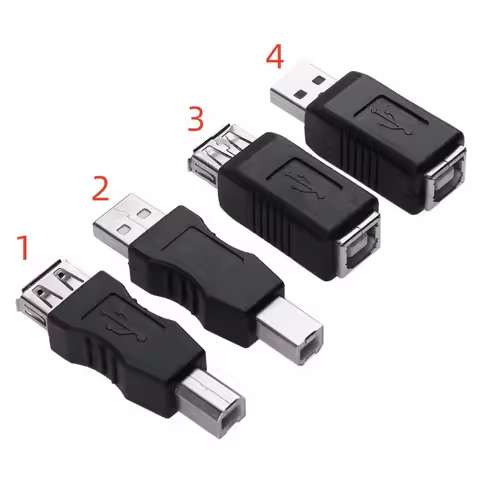USB 2.0 A Male & Female to USB Type B Print Converter Adapter Male & Female USB connector USB 2.0 Ty