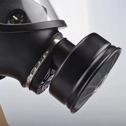MF14 Chemical Gas Mask Chemical Biological, and Radioactive Contamination Self-Priming Full Face Mas
