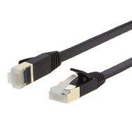 Cat7 Flat Ethernet Cable, JORINDO SSTP Shielded Gold Plated Ethernet Network Patch Cable cat 7/Categ