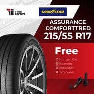 215/55R17 GOODYEAR Assurance ComfortTred (With Delivery/Installation) tyre tayar