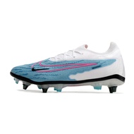 Nike Phantom GX Elite SG Football Shoes Boot Bola Nike Soccer Shoes Kasut Bola Nike Kasut Bola Sepak White Blue