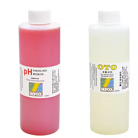 Swimming Pool Water Test Kit PH and OTO Residual Chlorine Test Reagent for Pool and SPA Water Qualit