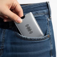 [Popularfactors] RFID Card Sleeves Anti Scan Anti Magnetic Aluminum Foil Bank ID Card Protector Ultr