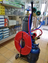 ชุดแก๊สสนาม ตัดเหล็ก ตัดแก๊ส แถมกันย้อนทุกจุด ยี่ห้อ PQ พร้อมใช้งาน ขนาด 1.5Q พร้อมสาย 10เมตร