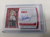 Panini Arvydas Sabonis 簽名卡 09/99