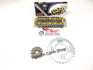 nhông sên dĩa gắn wave dream 26 28 30 32 34 răng