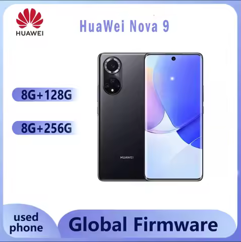 Huawei Nova 9 smartphone 50MP Rear Camera 32MP Front Camera 120Hz Screen Fingerprint Unlock 4300mA h